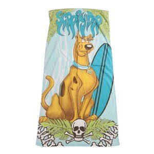 Vintage Scooby Doo Beach Towel Graphic Surfing Colorful Cartoon